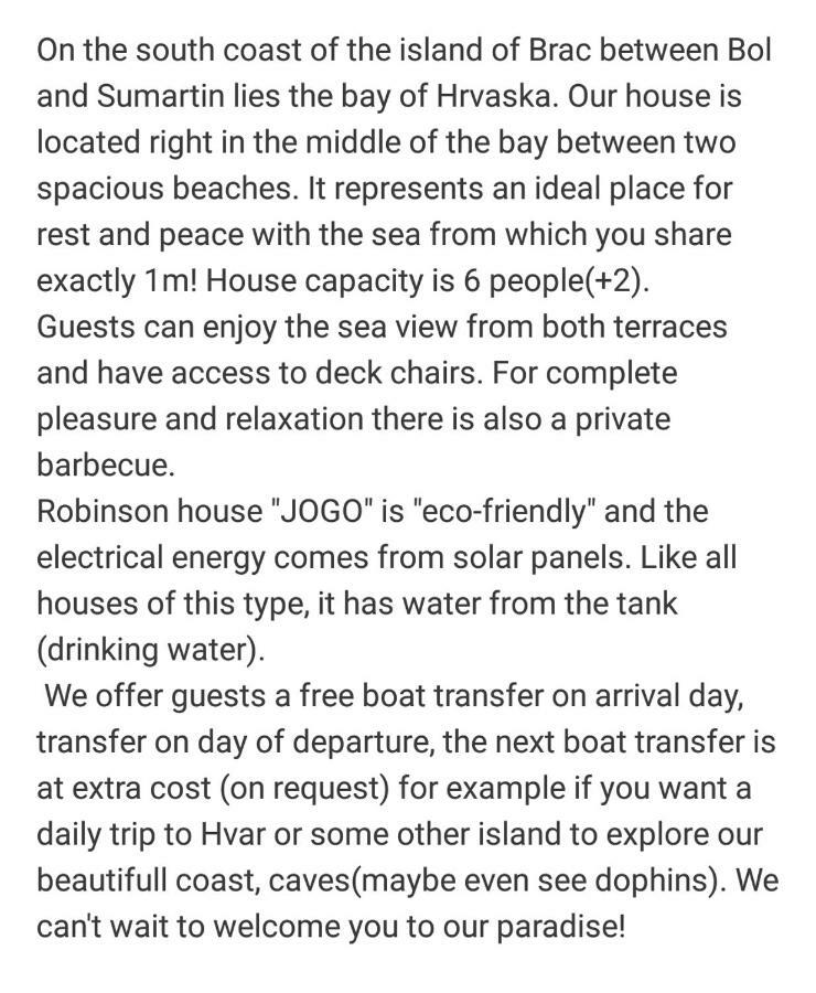 Robinson Beach House Jogo 波尔 外观 照片